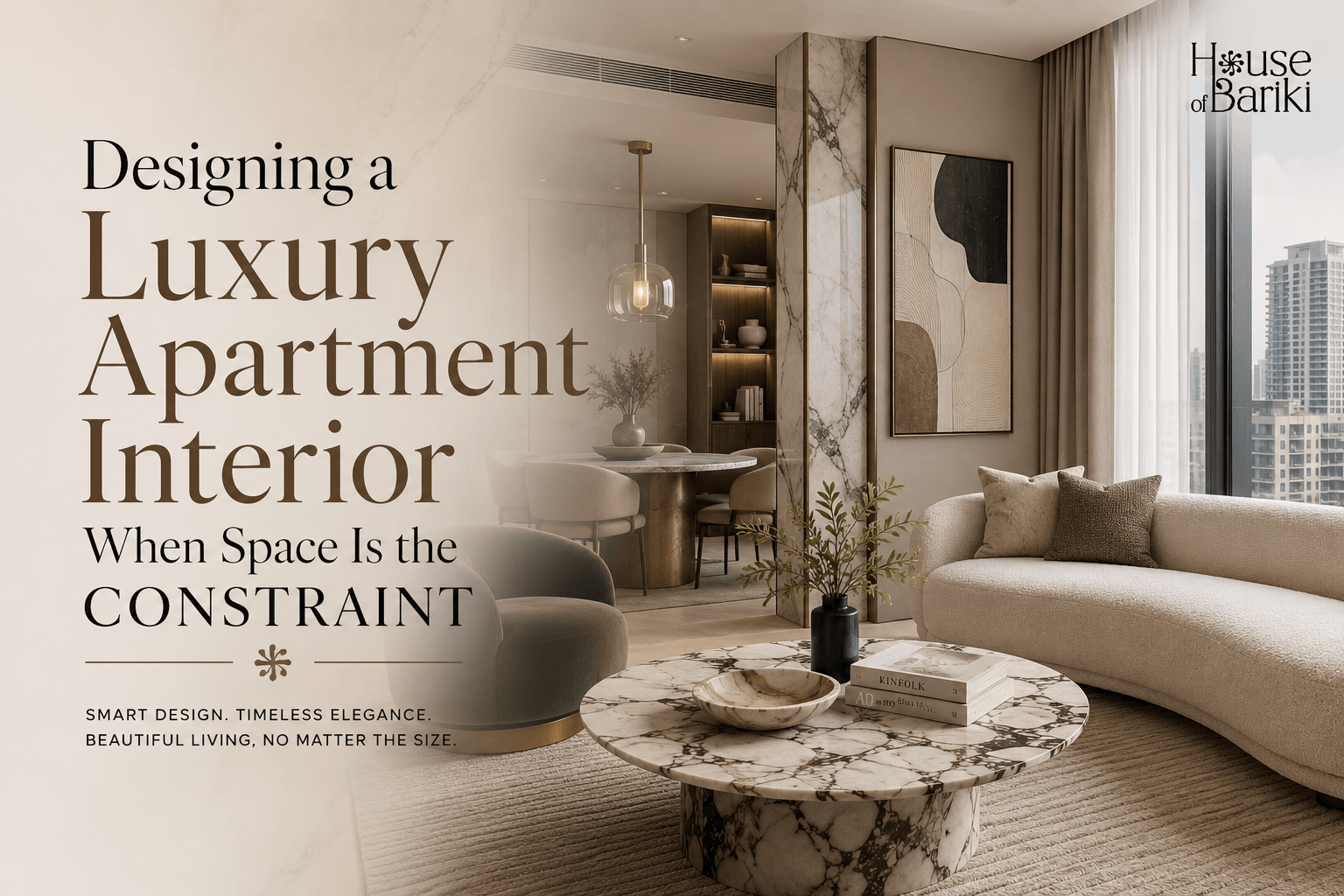 Designing a Luxury Apartment Interior When Space Is the Constraint