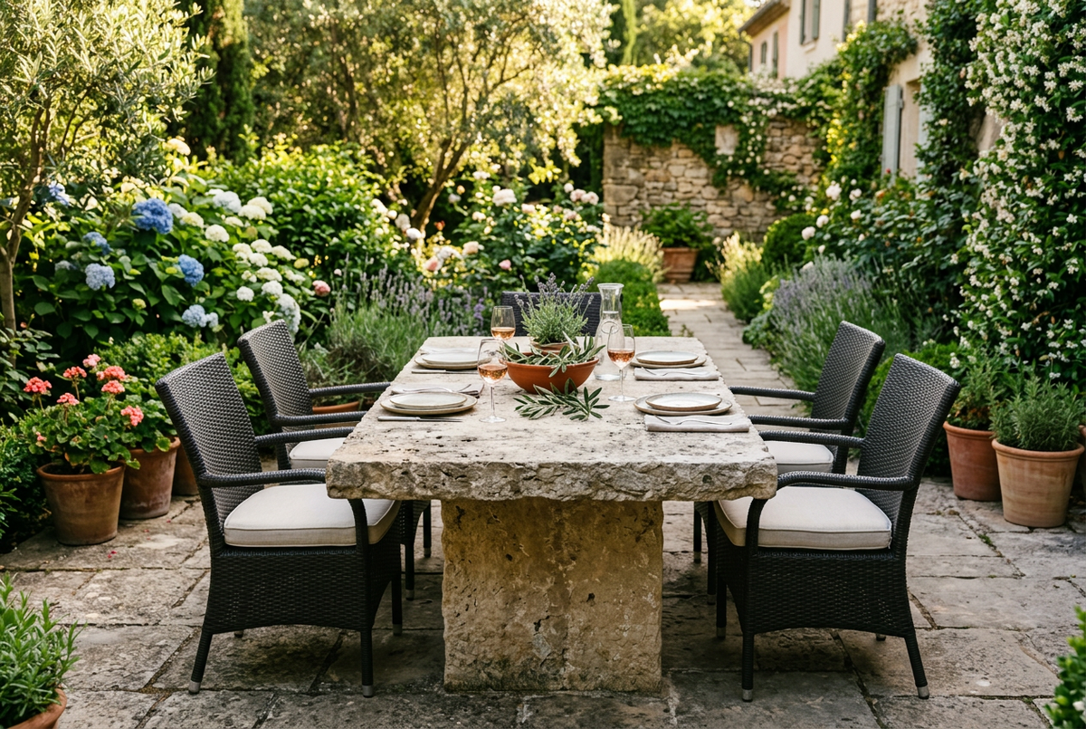 How to Choose a Weather-Resistant Stone Outdoor Dining Table