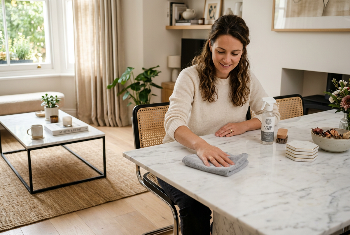 How to Care for and Maintain Marble Furniture at Home