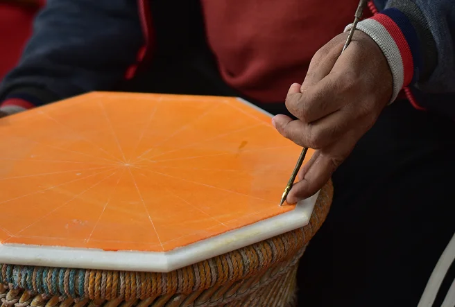 Preparing the Marble