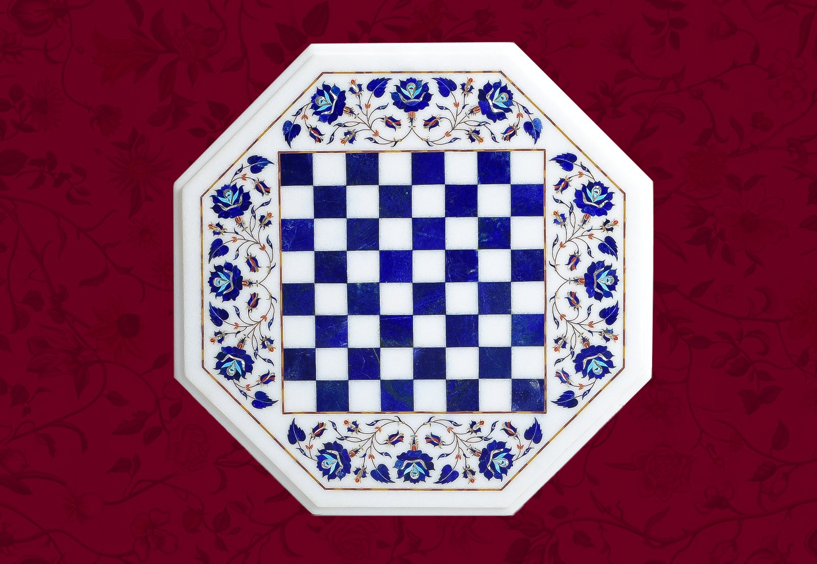 How Much Does a Custom Marble Inlay Dining Table Top Cost?